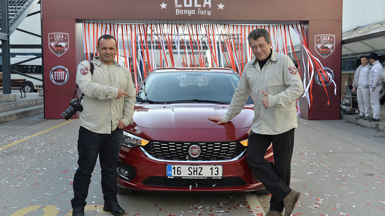 Driving a turkish made fiat around the world